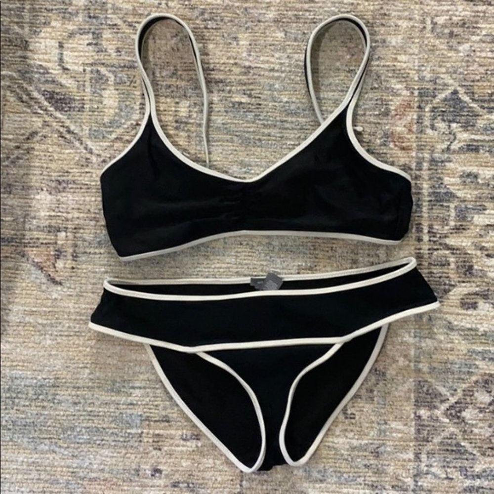 Aerie Black Bikini (L Top/M Bottom)